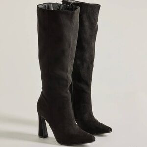 Elegant Black Knee-High Women's Boots